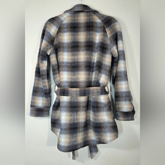 JOIE PLAID WOOL BLEND JACKET. - Picture 5 of 9